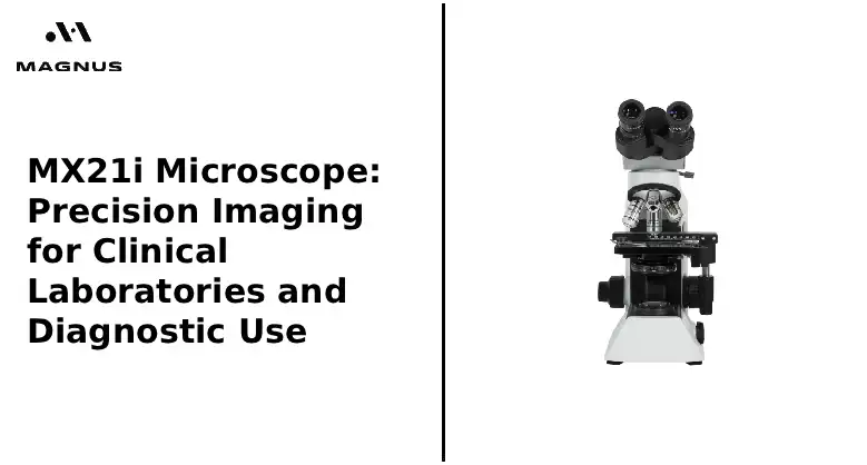 MX21i Microscope: Precision Imaging for Clinical Laboratories and Diagnostic Use