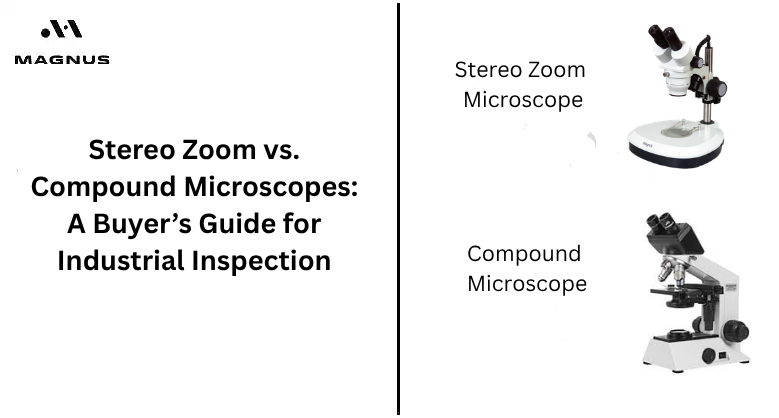 Stereo Zoom vs. Compound Microscopes: A Buyer’s Guide for Industrial Inspection